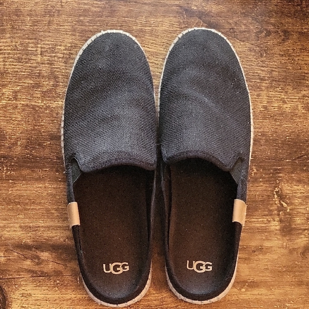 UGG Black Loafers